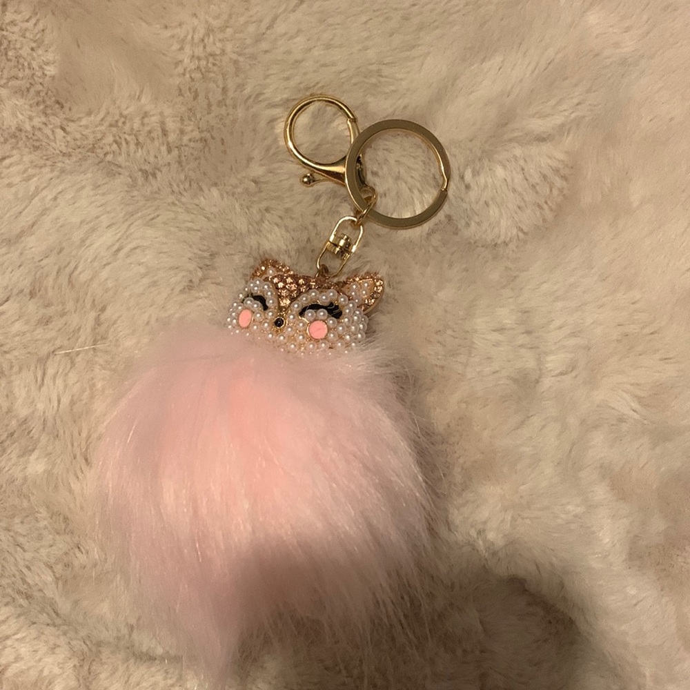 Pink Fox Key Chain - Picture 4 of 5
